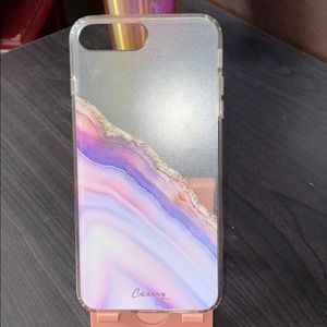 Pink & Purple iPhone 8plus Casery phone case